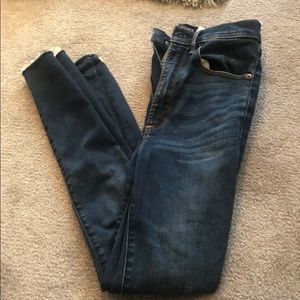 Abercrombie and Fitch high rise jeans